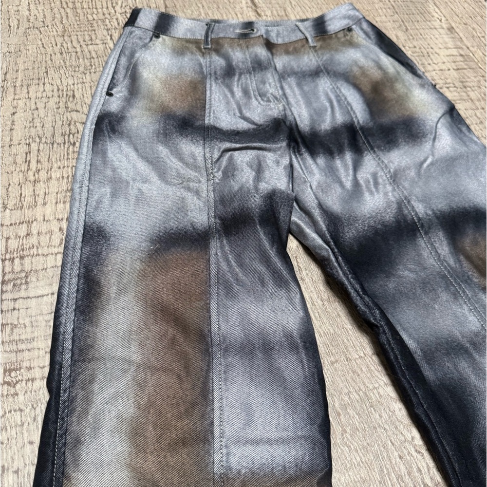 Annette Gortz Metallic denim jean sz 34 (4) - Picture 5 of 12